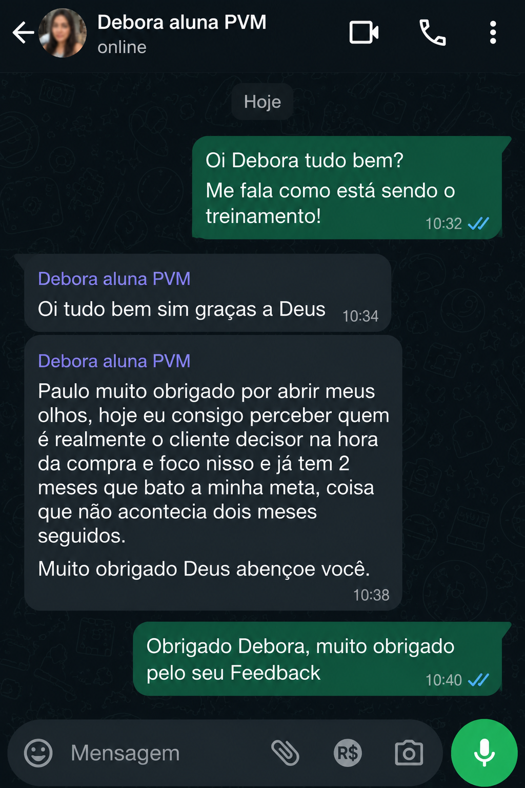 Projeto Vender Mais PG Completa Depoimento de aluno do Projeto Vender Mais
