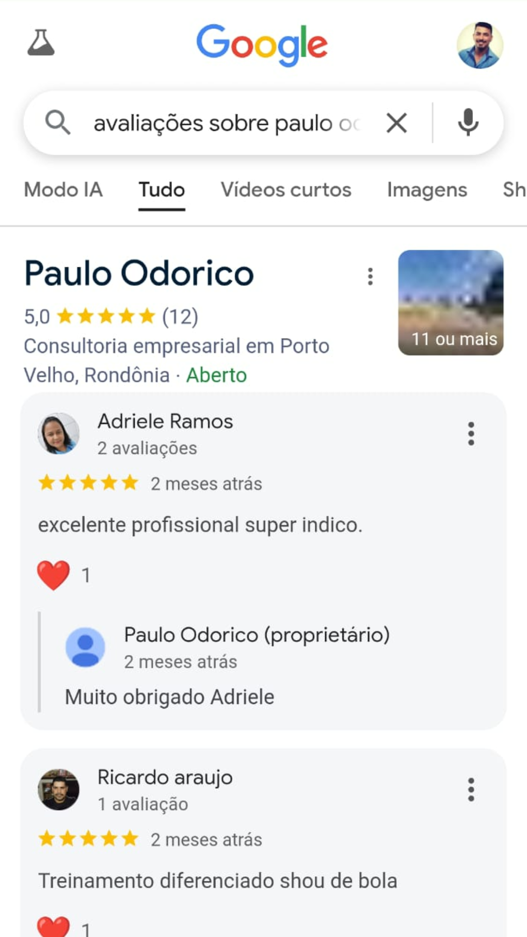 Projeto Vender Mais PG Completa Google Review
