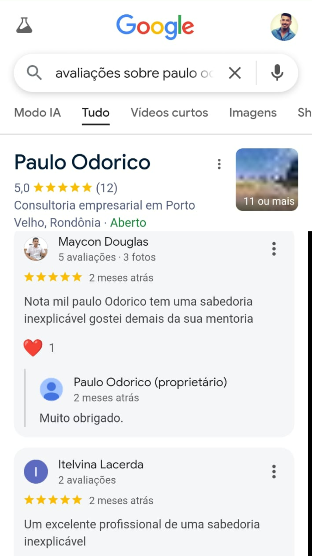 Projeto Vender Mais PG Completa Google Review